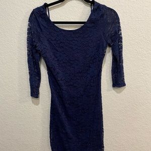 Navy Blue lace dress